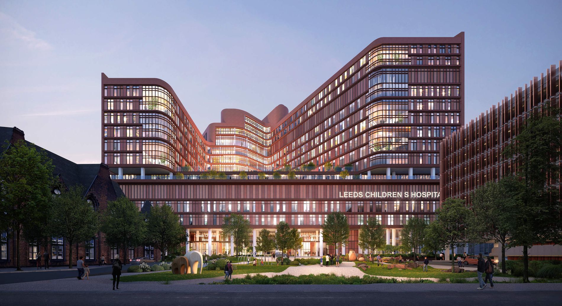 Hôpital pour enfants de Leeds, production numérique